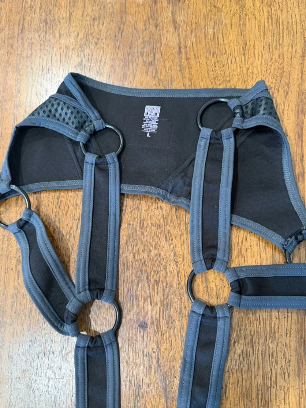 Title: CellBlock 13 Men’s Black Gray Harness Size Large NWT